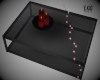 Candle lit table