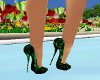 Green High Heels