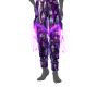 purple skull pants