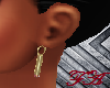9 mm Bullet earrings