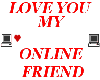 love you online friend