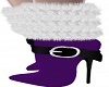 Xmas Doll Boots-Purple
