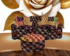 Leather cuddles couch