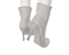 Pretty White Boots