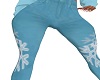 Blue Snowflake Jeans