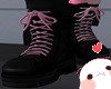 Combat Boots Pink