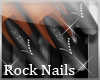ROCK Elegant Nails Black