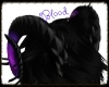Black&purple horns -m-