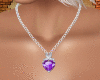 Silver & Purple Necklace