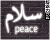 Arabic Peace Neon Sign