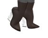 Boots YS Brown/White