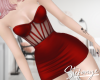 Ste. Red Bustier Dress