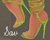 Chained Heels-Peridot