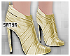 Golden Ankle Boots
