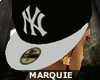 M| White NY Hat