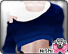 [Nish] Pullover Blue
