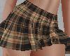 A~ Tan Plaid Skirt