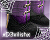 ✘Witch Purple Boots