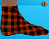 Orange Socks Plaid (M)