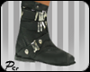 {p} Buckle boots blk