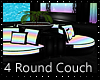 Rainbow Round Couch