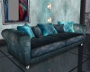 LAR Blue pattern sofa