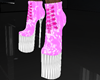 platform heels pink
