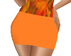 Orange Mini Skirt