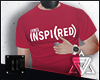 // inspi(red) tee