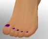 Cute Purple Tiptoes