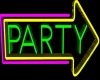 LWR}Party 3d Sign