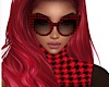 Shade Red Houndstooth