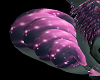 Pink particles tail