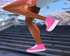 Pink & White Sneakers
