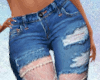 Denim/Lace Jeans