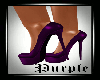 Purple Casual Heels