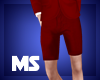 MS Formal Shorts Red