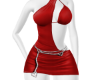 red fashion dress