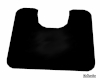 Black Toilet Rug