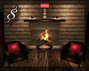 $ Cosy fireplace set 