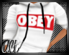 |OBEY White Hoodie