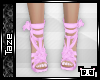 -T- Silk Heels Pink