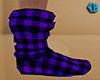 Purple Socks Plaid (M)