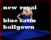 new r blue ball gown
