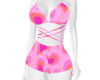 Pink Heart Bathing Suit