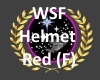 wsf Helmet Red F