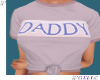 [Gel]Daddy knotted Tee