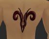 Aries - Male Back Tattoo