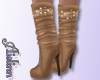 Camel Jewel Slouchy Boot