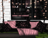 pink blk couch